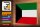 Holzschild Flagge Kuwaits 30x20cm Flag of Kuwait
