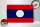 Holzschild Flagge Laos 30x20cm Flag of Laos