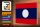 Holzschild Flagge Laos 30x20cm Flag of Laos