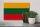 Holzschild Flagge Litauens 30x20cm Flag of Lithuania