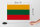 Holzschild Flagge Litauens 30x20cm Flag of Lithuania