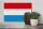 Holzschild Flagge Luxemburgs 30x20cm Flag of Luxembourg