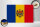 Holzschild Flagge Moldau 30x20cm Flag of Moldova