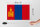 Holzschild Flagge Mongolei 30x20cm Flag of Mongolia