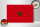 Holzschild Flagge Marokkos 30x20cm Flag of Morocco