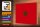 Holzschild Flagge Marokkos 30x20cm Flag of Morocco