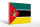 Holzschild Flagge Mosambiks 30x20cm Flag of Mozambique