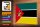 Holzschild Flagge Mosambiks 30x20cm Flag of Mozambique
