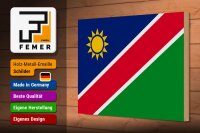 Holzschild Flagge Namibias 30x20cm Flag of Namibia