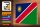 Holzschild Flagge Namibias 30x20cm Flag of Namibia