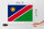 Holzschild Flagge Namibias 30x20cm Flag of Namibia