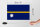 Holzschild Flagge Naurus 30x20cm Flag of Nauru
