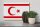 Holzschild Flagge Nordzypern 30x20cm Flag Northern Cyprus