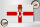 Holzschild Flagge Nordirland 30x20cm Flag Northern Ireland