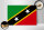 Holzschild Flagge St. Kitts und Nevis 30x20cm Saint Kitts