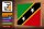Holzschild Flagge St. Kitts und Nevis 30x20cm Saint Kitts