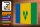 Holzschild Flagge Saint Vincent und Grenadinen 30x20cm
