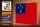 Holzschild Flagge Samoas 30x20cm Flag of Samoa