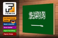 Holzschild Flagge Saudi-Arabien 30x20cm Flag Saudi Arabia
