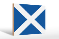 Holzschild Flagge Schottlands 30x20cm Flag of Scotland