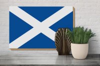 Holzschild Flagge Schottlands 30x20cm Flag of Scotland