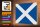 Holzschild Flagge Schottlands 30x20cm Flag of Scotland