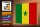 Holzschild Flagge Senegal 30x20cm Flag of Senegal