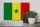 Holzschild Flagge Senegal 30x20cm Flag of Senegal