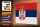 Holzschild Flagge Serbiens 30x20cm Flag of Serbia