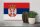Holzschild Flagge Serbiens 30x20cm Flag of Serbia