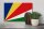 Holzschild Flagge Seychellen 30x20cm Flag of Seychelles