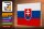 Holzschild Flagge Slowakei 30x20cm Flag of Slovakia