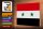 Holzschild Flagge Syriens 30x20cm Flag of Syria