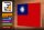 Holzschild Flagge China 30x20cm Flag of Taiwan