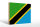 Holzschild Flagge Tansanias 30x20cm Flag of Tanzania