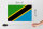 Holzschild Flagge Tansanias 30x20cm Flag of Tanzania