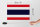 Holzschild Flagge Thailands 30x20cm Flag of Thailand