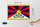 Holzschild Flagge Tibets 30x20cm Flag of Tibet