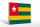 Holzschild Flagge Togos 30x20cm Flag of Togo