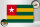 Holzschild Flagge Togos 30x20cm Flag of Togo
