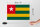 Holzschild Flagge Togos 30x20cm Flag of Togo