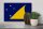 Holzschild Flagge Tokelaus 30x20cm Flag of Tokelau