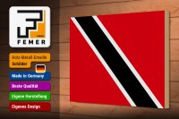 Holzschild Flagge Trinidad und Tobagos 30x20cm Falg