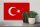 Holzschild Flagge Türkei 30x20cm Flag of Turkey
