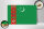 Holzschild Flagge Turkmenistans 30x20cm Flag Turkmenistan