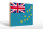 Holzschild Flagge Tuvalus 30x20cm Flag of Tuvalu