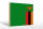 Holzschild Flagge Sambias 30x20cm Flag of Zambia