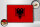 Holzschild Flagge Albanien 30x20cm Retro Flag Albania
