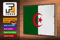 Holzschild Flagge Algerien 30x20cm Retro Flag Algeria