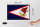 Holzschild Flagge 30x20cm Retro Flag of American Samoa